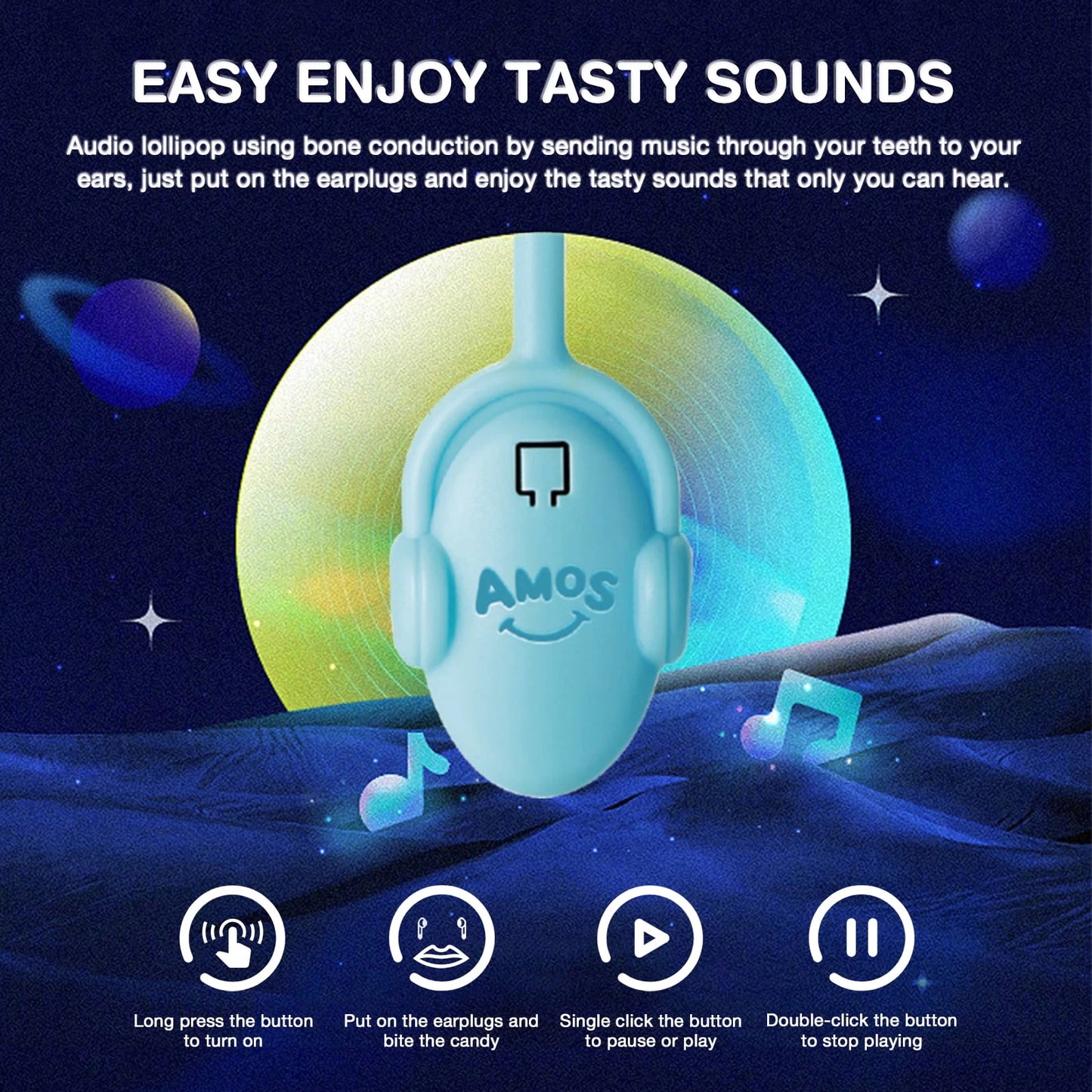 Tasty Sounds Music Lollipop - 12ct
