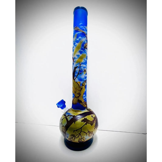 WP - 18" Soft Glass Sandblasted - Eagle's Flight Nature [ G112 ] +