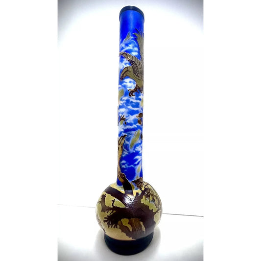 WP - 18" Soft Glass Sandblasted - Eagle's Flight Nature [ G112 ] +