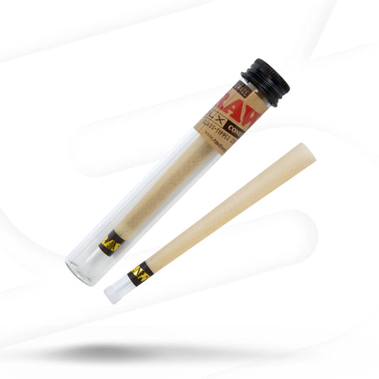 Raw - DLX Glass Tip Cones - 12ct - King Size