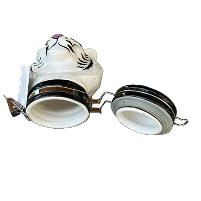 Contained Art Porcelain Stash Jar - 250ml - Tiger