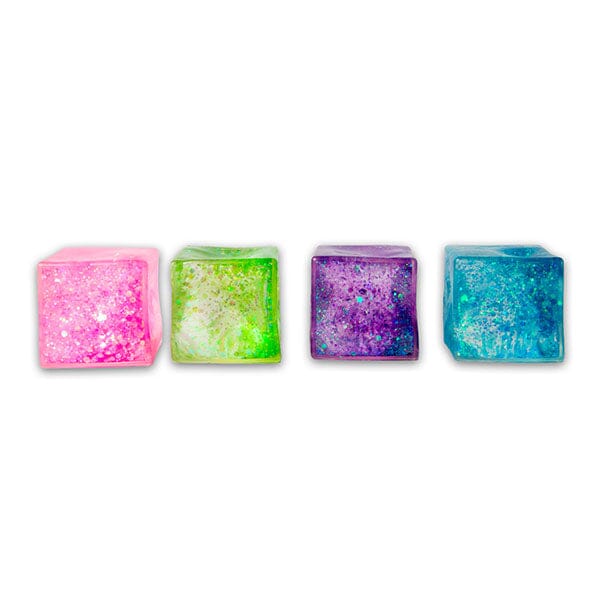 Squish Toy - 12ct - Glitter Ice Cube