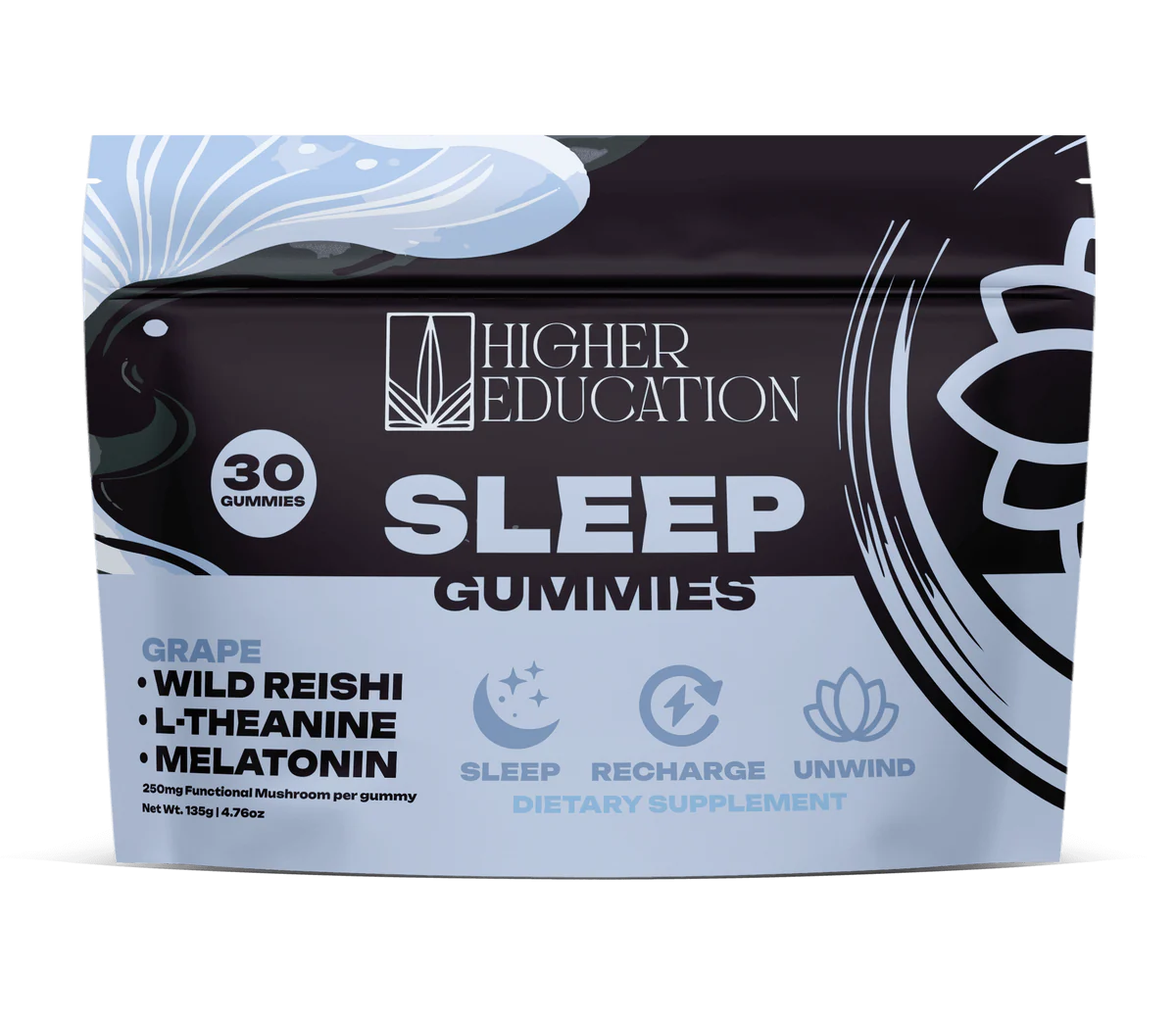Higher Education - Sleep Functional Mushroom Gummies - 30ct - Grape