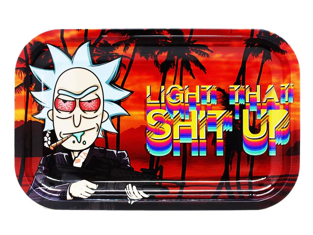 Rolling Tray - Metal - Medium Size - Assorted