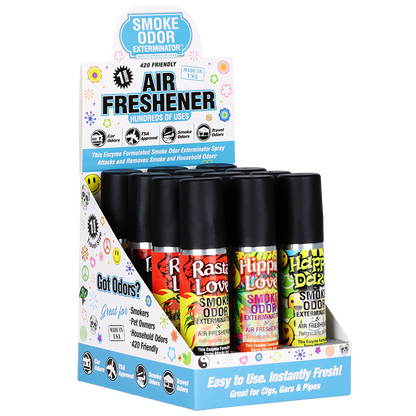 Smoke Odor Exterminator - 1oz Spray Display - Mixed Pop Culture - 12ct