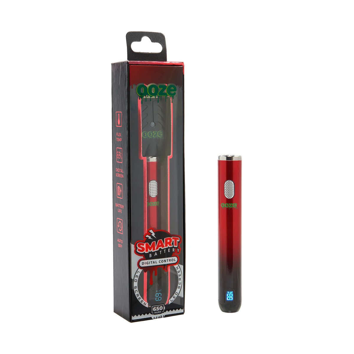 Ooze - Smart Battery 650mAh - Assorted Colors - 48ct