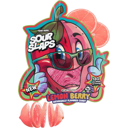 Sour Slaps Candy Floor Display