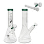 Str8 - WP - 10" Beaker w/ Ice Catcher - Blue +