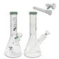 Str8 - WP - 10" Beaker w/ Ice Catcher - Blue +