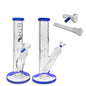 Str8 - WP - 10" Straight Tube w/ Ice Catcher - Blue +