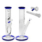 Str8 - WP - 12" Straight Tube w/ Ice Catcher - Blue +