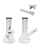 Str8 - WP - 8" Beaker w/ Ice Catcher - Black +