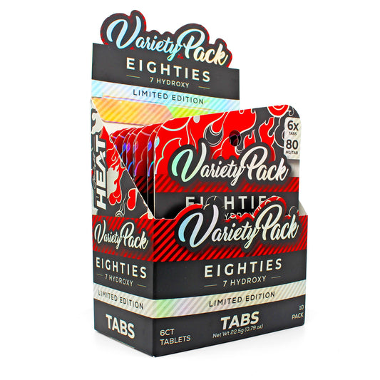 Straight Heat - 80mg 7-OH Tabs Limited Edition Variety Pack - 6pk - 10ct