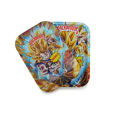 Medium Metal Rolling Trays 3D Design w/ Magnetic Lid