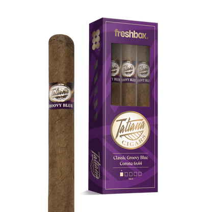 Tatiana Classic Groovy Blue Corona 6x44 FreshBox Cigars - 3pk - 6ct