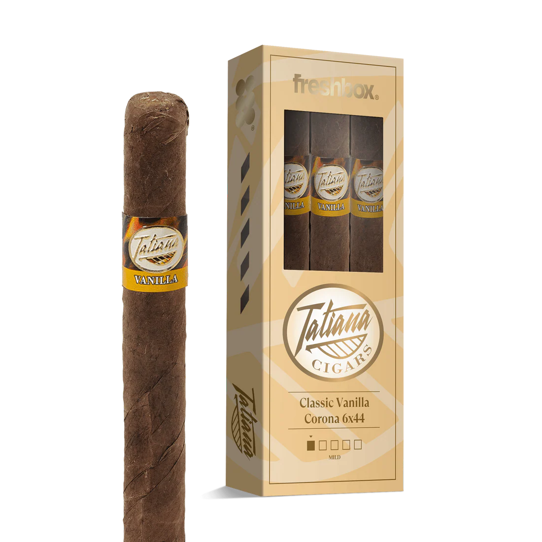 Tatiana Classic Vanilla Corona 6x44 FreshBox Cigars - 3pk - 6ct