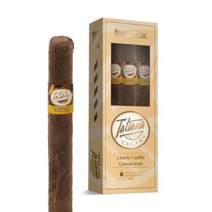 Tatiana Classic Vanilla Corona 6x44 FreshBox Cigars - 3pk - 6ct