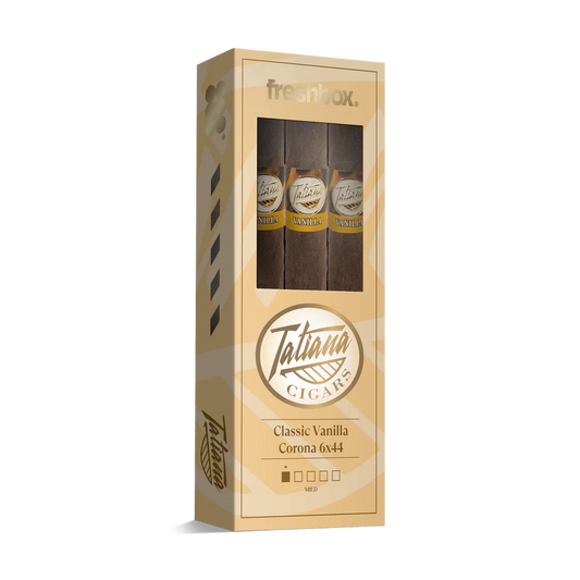 Tatiana Classic Vanilla Corona 6x44 FreshBox Cigars - 3pk - 6ct