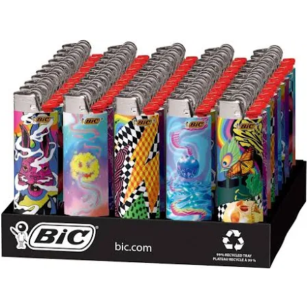 Bic - Lighters - Limited Primsatic - 50ct [ 0793C ] +