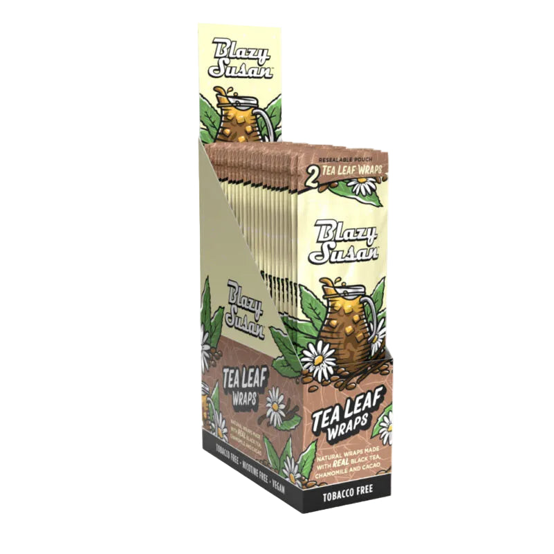 Blazy Susan - Vegan Natural Tea Leaf Wraps - 2pk - 25ct