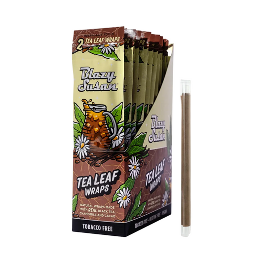 Blazy Susan - Vegan Natural Tea Leaf Wraps - 2pk - 25ct