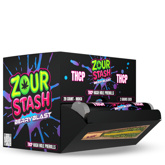 Zour Stash - 2g Pre-Roll THCP Hash Holes -  20ct