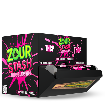 Zour Stash - 2g Pre-Roll THCP Hash Holes -  20ct
