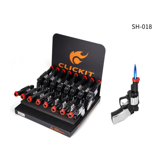 Clickit - Lighter - Shocking Gun Lighter - 16ct [ SH-018 ] +