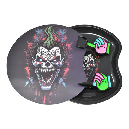 Metal Rolling Trays - 12ct - W/ Magnetic Lid + Cone Fill + Scraper