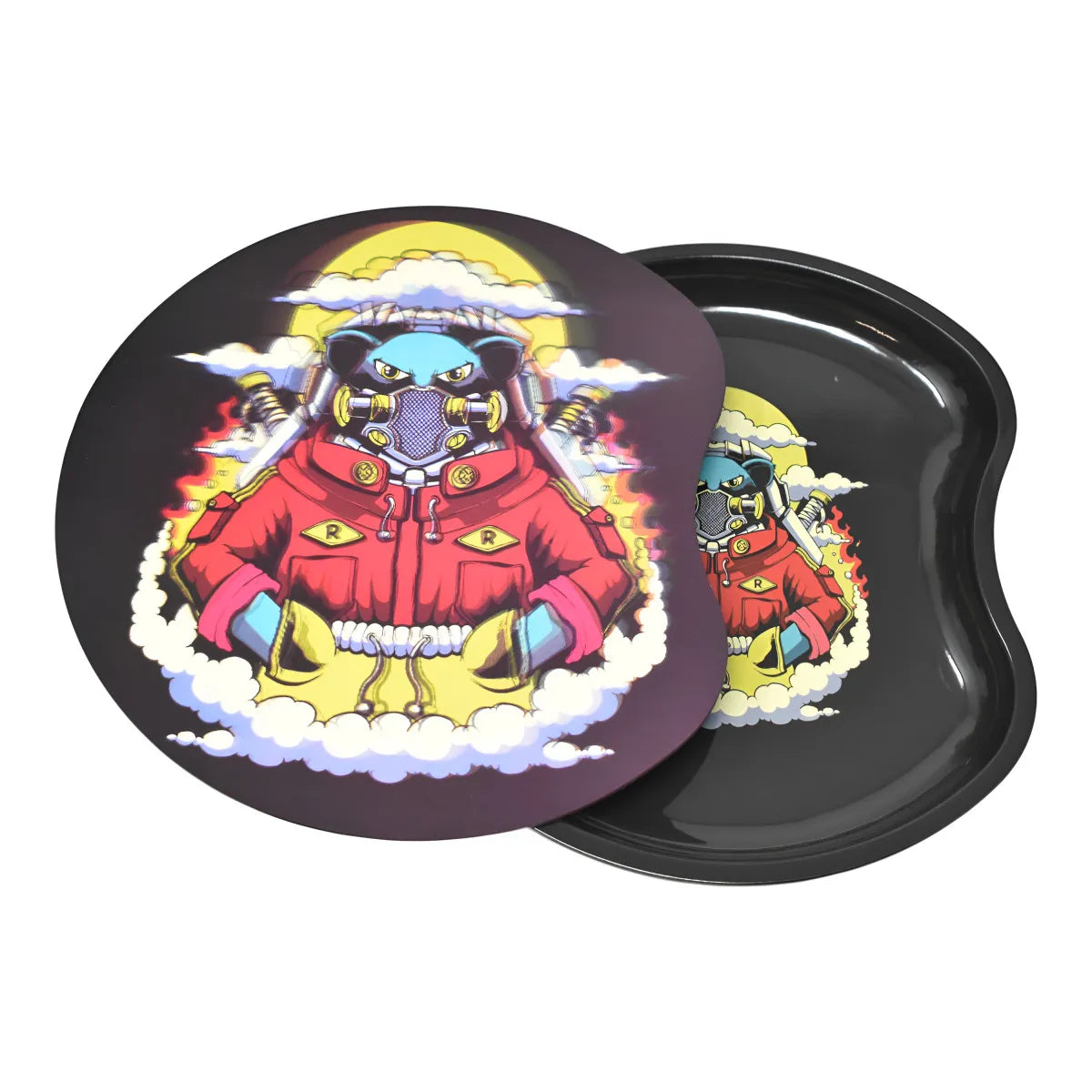 Metal Rolling Trays - 12ct - W/ Magnetic Lid + Cone Fill + Scraper