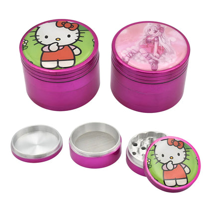 Grinder - 4pc - Animated Art - 50mm