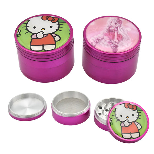 Grinder - 4pc - Animated Art - 50mm