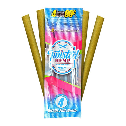 Twisted Hemp Wraps - 4pk - 15ct