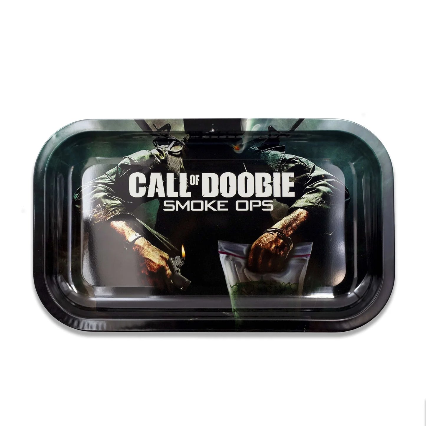 V Syndicate - Rolling Tray - Small Metal - Call of Doobie +