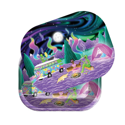 V Syndicate Roll N' Go - Medium 3D Magnetic Lid & Rolling Tray Combo - Gal's Best Friend