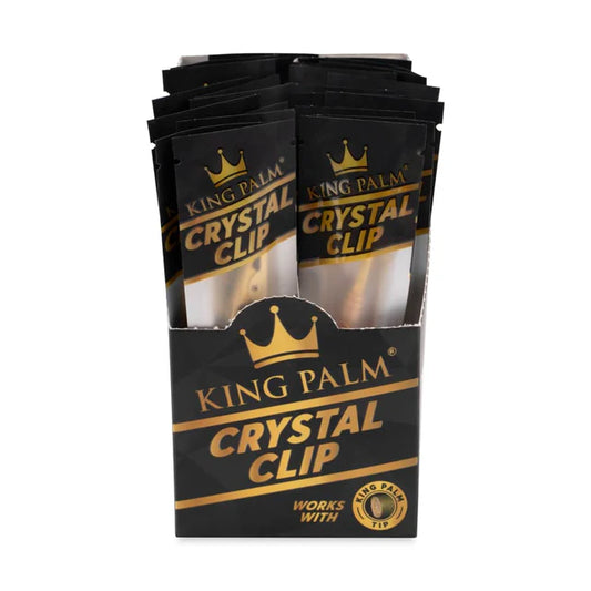 King Palm - Roach Clip - Crystal - 24ct