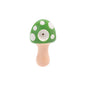 Wacky Bowlz - Ceramic Pipe - Fun Designs and Unique Shapes - 3.5" - Mushroom Green