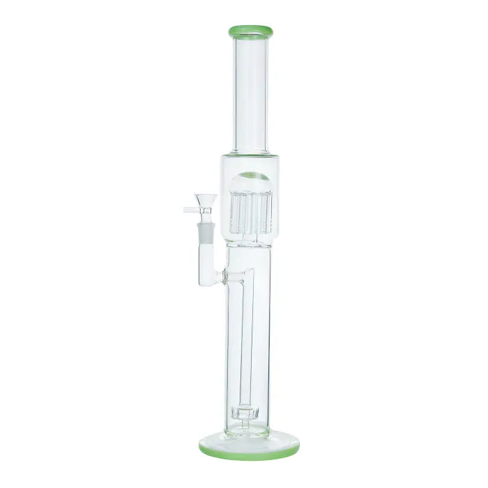 WP - 17.5" Tree & Showerhead Perc Straight Water Pipe - Assorted Colors