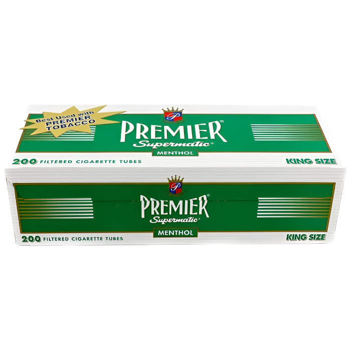 Premier - Cig Tubes - King - Menthol - 200pk - 5ct [ 2359 ]