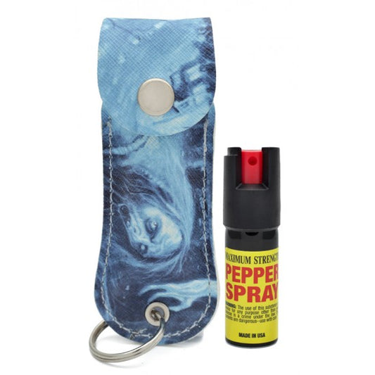 Pepper Spray Keychain - Blue Phantom - 1/2oz