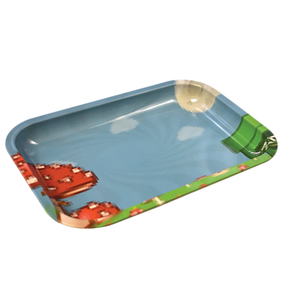 Zooted - Rolling Tray - Pixel Video Game w/ Magnetic Lid