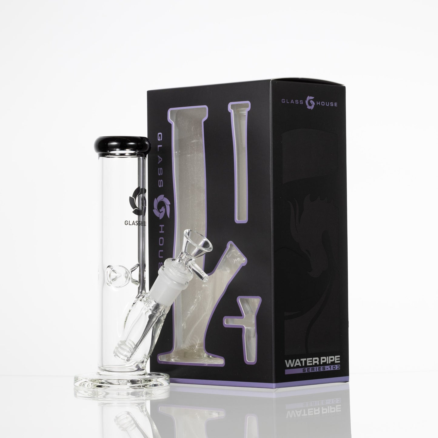 Glass House - WP - 7.5" Small Straight Pipe [Series 103]