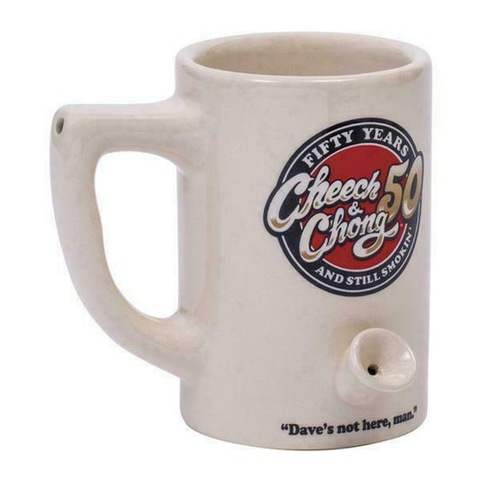 Cheech & Chong Pipe Mug - 50th Logo