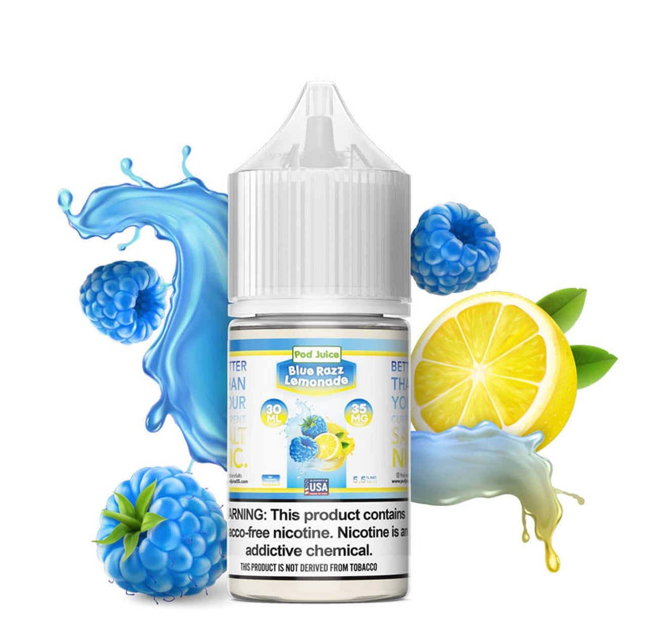 POD Juice Salt-Nic - Blue Razz Lemonade