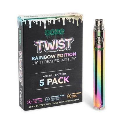 Ooze Twist mAh Batteries - Rainbow