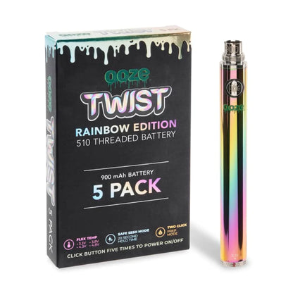 Ooze Twist mAh Batteries - Rainbow