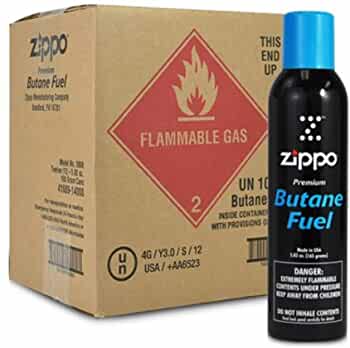 Zippo Odorized Butane 12ct - 290ml