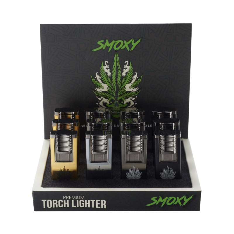 Smoxy Torch Display Aston - 12ct – Metro Smoke Wholesale