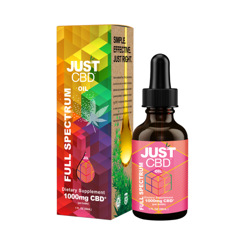 Just CBD Full Spec Tincture - 1000mg