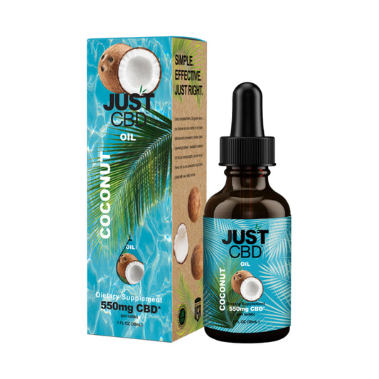 CBD 550MG COCONUT OIL TINCTURE